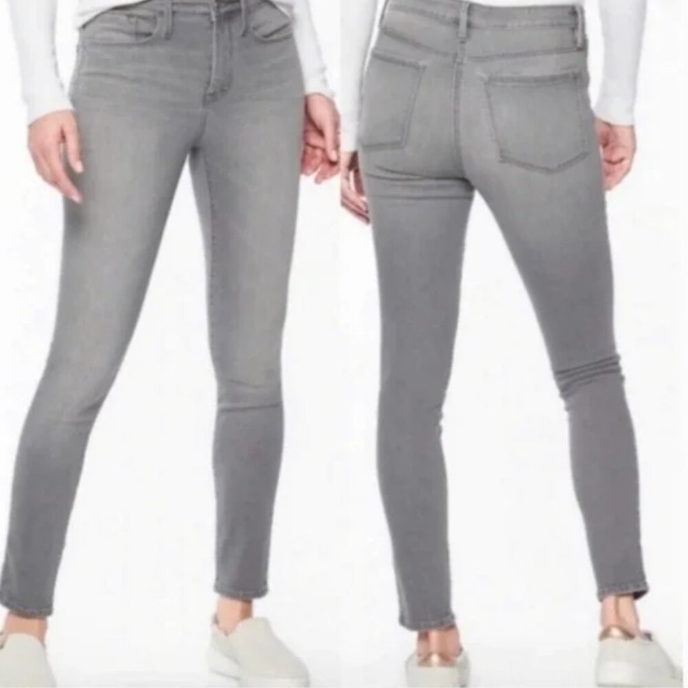 Athleta Sculptek Gray Jeans Denim Designed Performance & Movement Womens Size 14